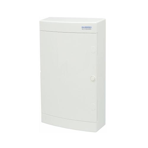 Standardskab, ABS-Plast, 36 Moduler, IP40, Hvid, Malmbergs 2291735