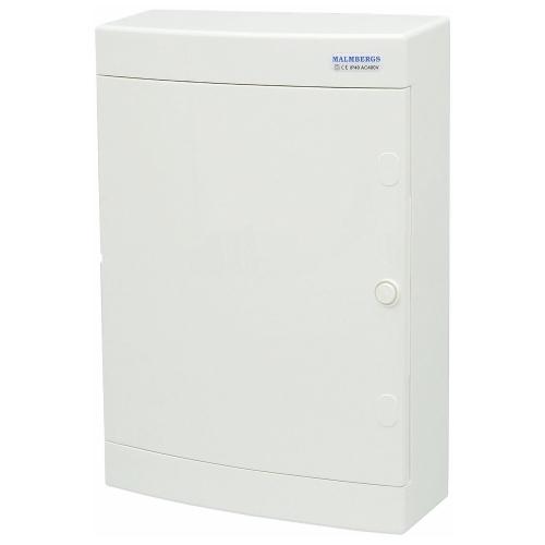 Standardskab, ABS-Plast, 54 Moduler, 26W, IP40, Malmbergs 2291751
