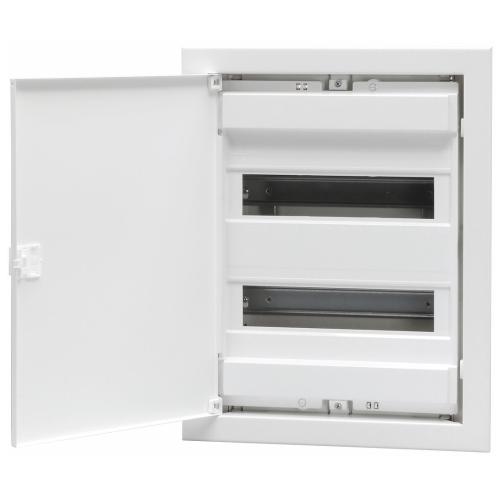 Standardskab, Forsænket, 2 Rækker, 24 Moduler, IP40, Malmbergs 2291766