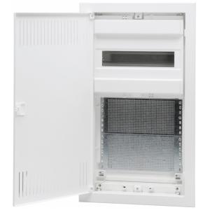 Multimedia  Enclosure, Recessed, 3 Row, 12 Modules, IP40, Malmbergs 2291774