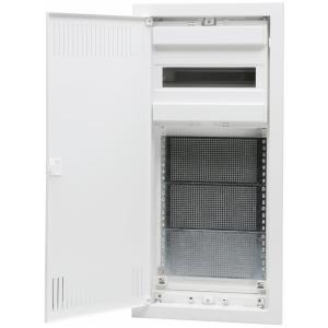 Multimedia Enclosure, Recessed, 4 Row, 12 Modules, IP40, Malmbergs 2291775