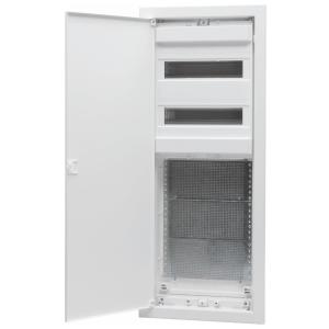 Multimedia Enclosure, Recessed, 5 Row, 24 Modules, IP40, Malmbergs 2291778