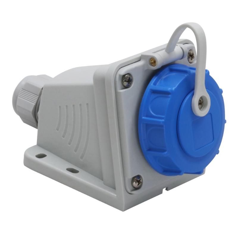 Vægstik Skrå 2Polet+Jord 16A 250V IP68 Malmbergs 2403865