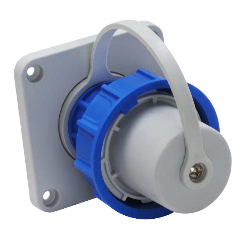 Planmonteret Lige Indgang 2Polet+Jord 16A 250V IP68 Malmbergs 2403866