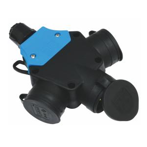 Stikkontakt, 1-Faset Med Jord, IP44, Malmbergs 2403944