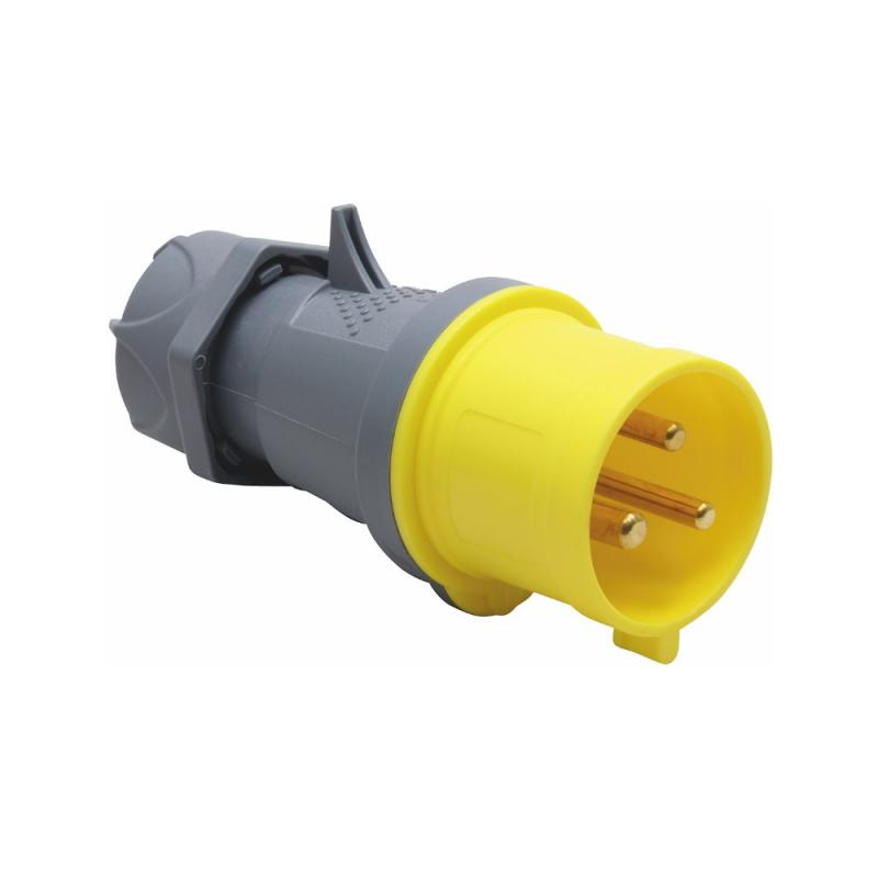 Stikprop, 2P+Jord, 16A, 4H, 110V, IP44, Malmbergs 2426000