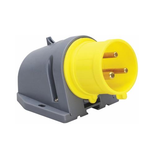 Vægstikkontakt, 2P+jord, 32A, 4H, 110V, Malmbergs 2426033