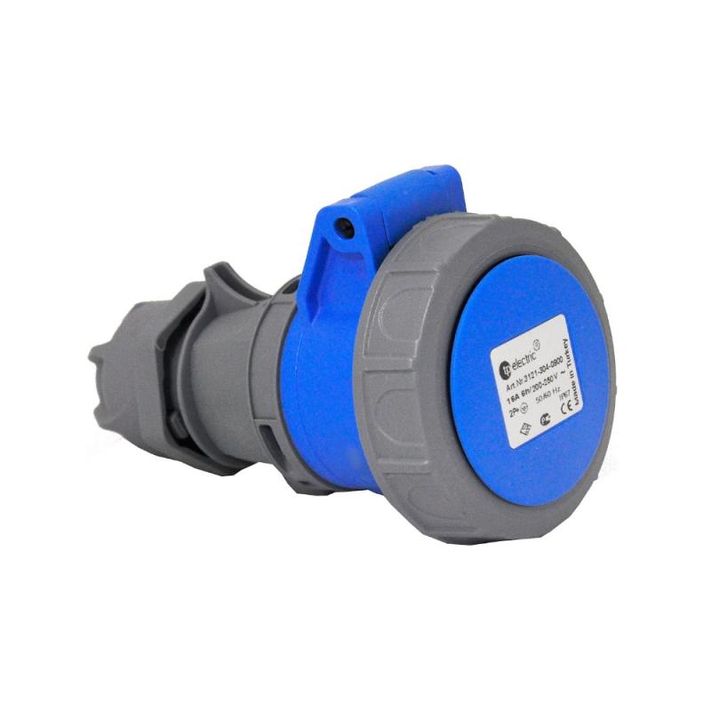 Stikkontakt, 2P+Jord, 32A, 6H, 230V, TP Electric 2426051