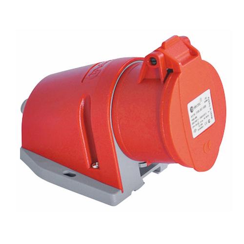 Vægudtag, 16A, 3P+N+Jord, 6H, 400V, IP44, TP Electric 2426152