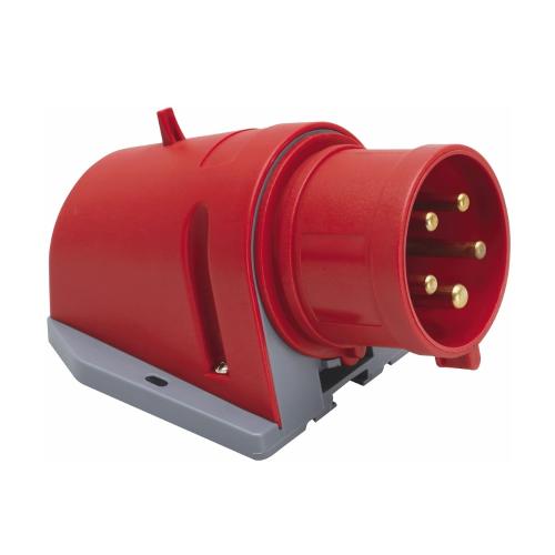 Vægstikkontakt Med Fasekontakt, 3P+N+Jord, 32A, 400V, Malmbergs 2426258