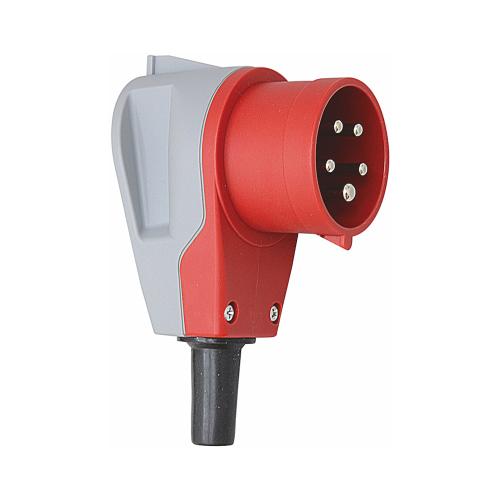 Plug, Angled 400V, 16A, 3P+N+Earth, 6H, IP44, Malmbergs 2428741