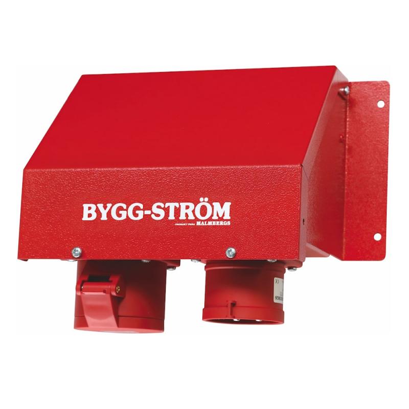 Tilslutningsboks, 32A, Bygg-Ström