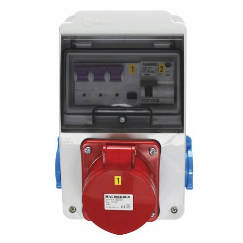 Udbetalingscenter Mini, 32A, IP44, Malmbergs 2470383