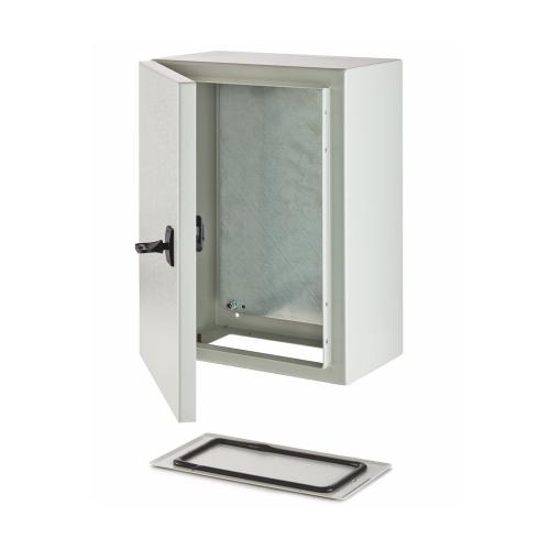 Vægtilslutningsskab 400x400x200mm, IP55, Lysegrå, Malmbergs 2506407