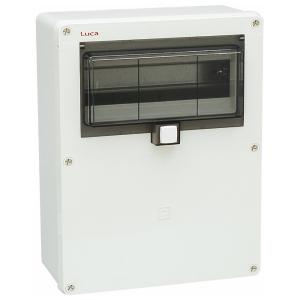 Standard Enclosure With Lid, 10 Modules, IP55, Light Grey, Luca 2531654