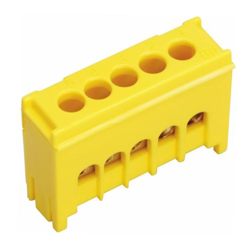 Jordskinne 5-Pol, 2x10mm² + 3x6mm², Malmbergs 2589201