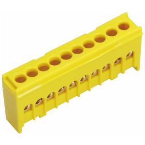 Ground Rail 10-Pol, 2x10mm² + 8x6mm², Malmbergs 2589203