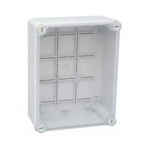 Plastbeklædning, 220x170x80mm, IP55, Gennemsigtigt Låg, Malmbergs 2598533