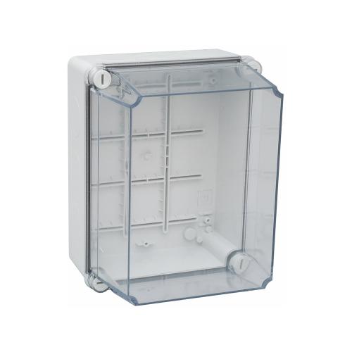 Plastbeklædning, 160x135x150mm, IP55, Gennemsigtigt Låg, Malmbergs 2598535