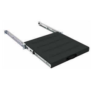 Extendable Shelf With Support Bracket 19", 1U, Dj 450mm, Malmbergs 2599653