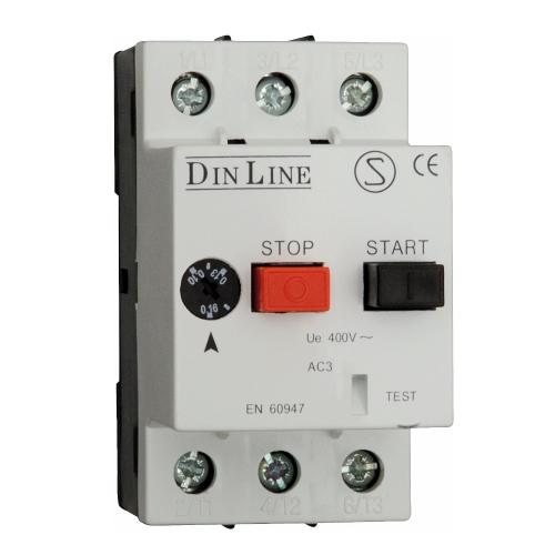 Motorbeskyttelsesafbryder, Inst. Område 0,10-0,16A, Malmbergs 3119850