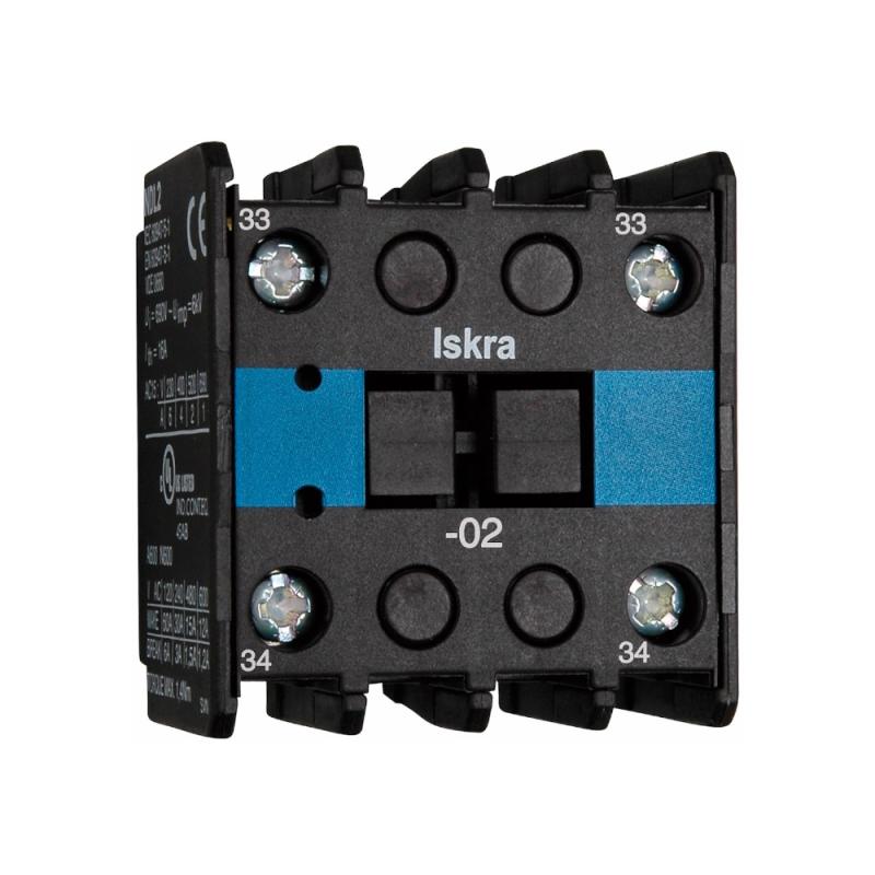 Hjælpekontaktblok Top, 2br, Iskra 3205892