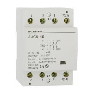 Installation Contactor 3 Modules 40A/4-Pole, Malmbergs 3279274