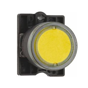 Lamp Push Button, KB2, IP40, Yellow, Malmbergs 3772168