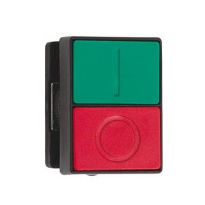 Double Push Button, KB2, IP40, Red/Green, Malmbergs 3772172