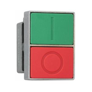 Double Push Button, KB2, IP40, Red/Green, Malmbergs 3772214