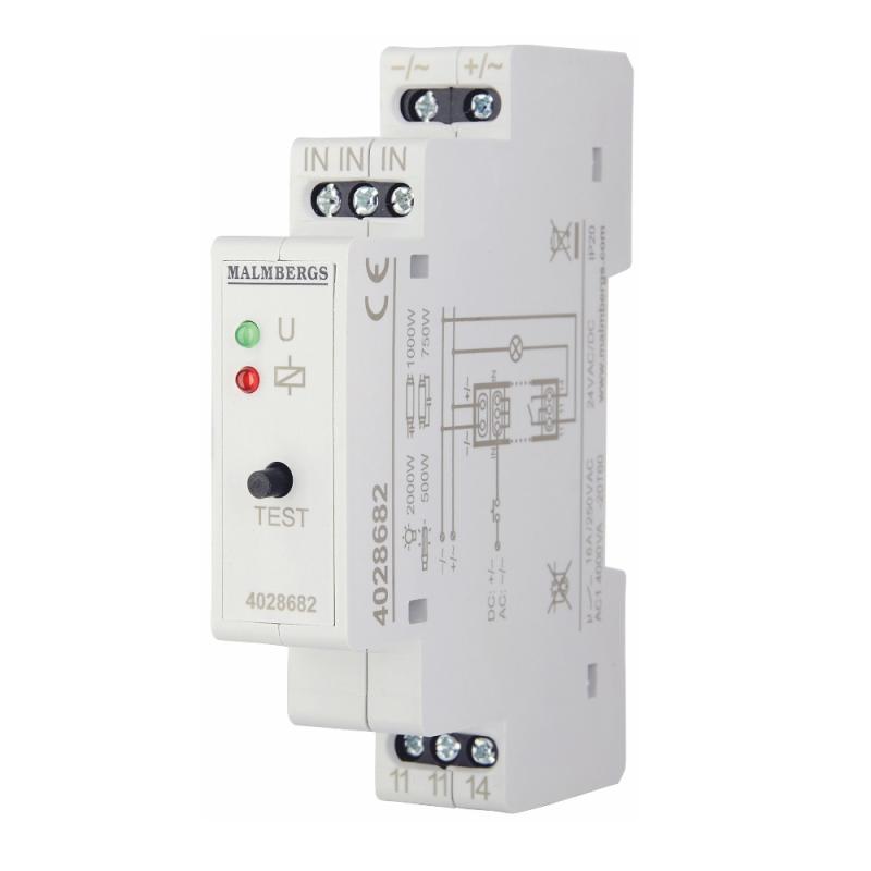 Impulsrelæ 1-NO 16A 24V AC/DC Malmbergs 4028682