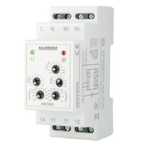 Multifunktionsrelæ,230V AC, Malmbergs 4097605