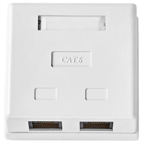 Datastik 2xRJ45 Cat.6 U/UTP Malmbergs 5100455