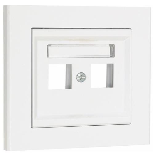 Centerplade Keystone Lige 2 Vejet, Signal Hvid, Malmbergs 5118832