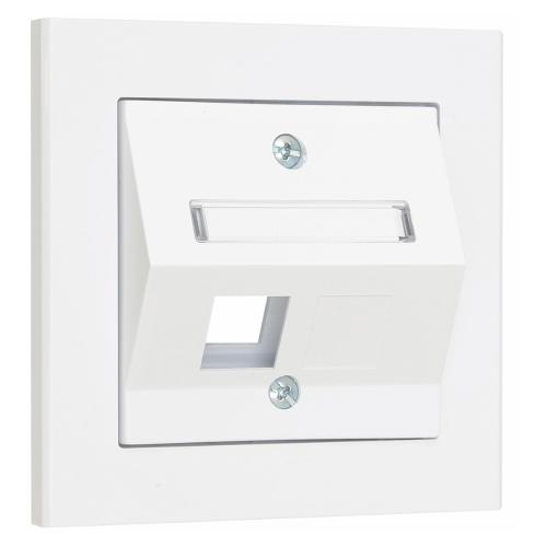 Centerplade Keystone Vinklet 1 Vejet, Signal Hvid, Malmbergs 5118833