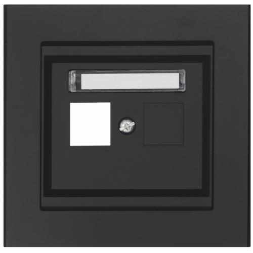 Centerplade Keystone Lige, 1 Vej, Sort, Malmbergs 5118835