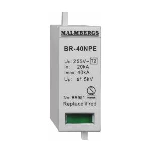 Replacement Cartridge For Surge Protection, (N-PE), Malmbergs 5271714