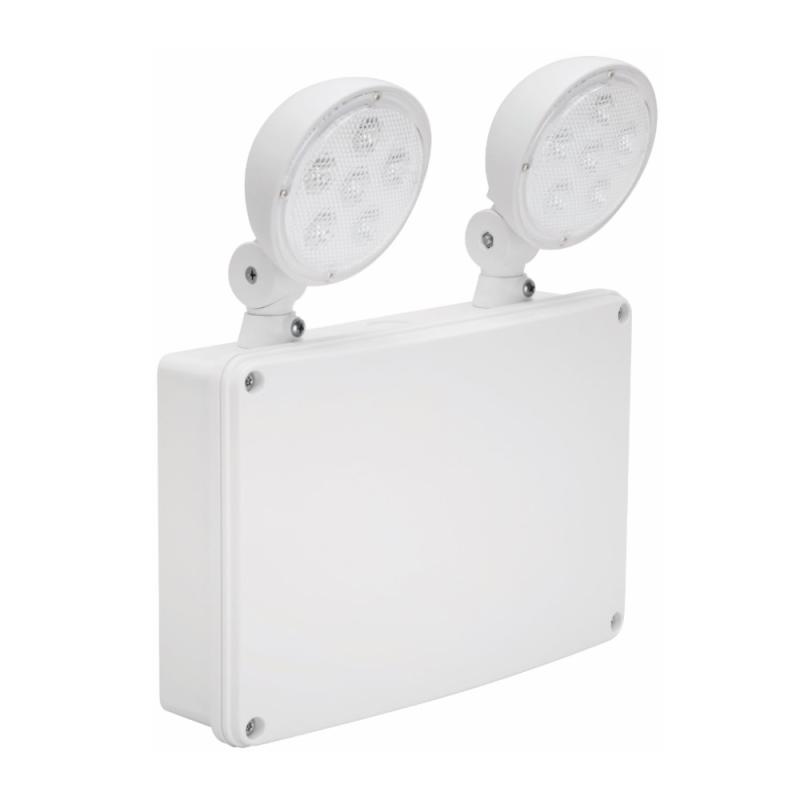 Nödljusstrålkastare Twin LED 4W IP65 Vit Malmbergs 7351427