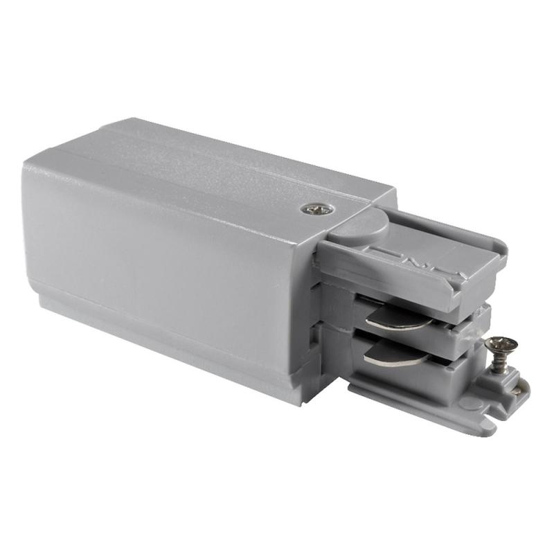 Anslutning Vänster, För 3-Fas Skena, Silver, Powergear 7420249