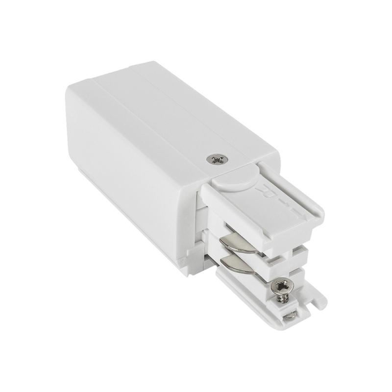 Anslutning Höger, För-3 Fas Skena, Vit, Powergear 7420251