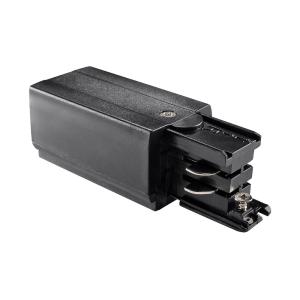 Connection Right For 3 Phase Rail, Black, Malmbergs 7420253