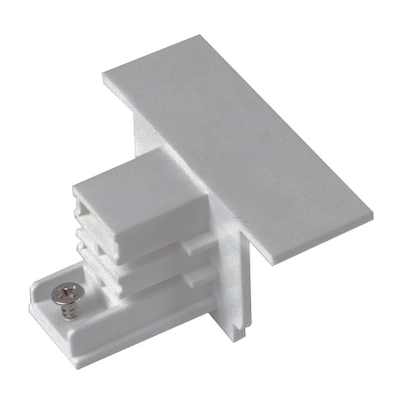 Ändhörn Infälld, För 3-Fas Skena, Silver, Powergear 7420264