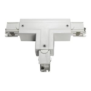 T-Joint R1-R2, For 3-Phase Rail, White, Powergear 7420278