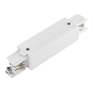 Middle Connector Dali, 1 Circuit, For 3 Phase Track, White, Powergear 7420344