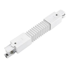 Connector Flexible Dali, 1 Circuit, For 3 Phase Track, White, Powergear 7420347