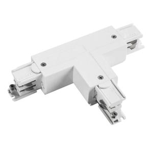 T Connector Dali, 1 Circuit, L2, For 3 Phase Track, White,  Powergear 7420362