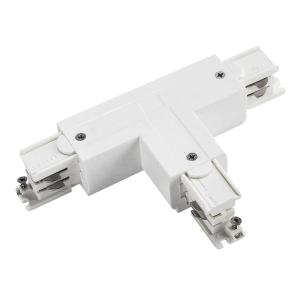 T Connector Dali, 1 Circuit, R2, For 3 Phase Track, White, Powergear 7420368