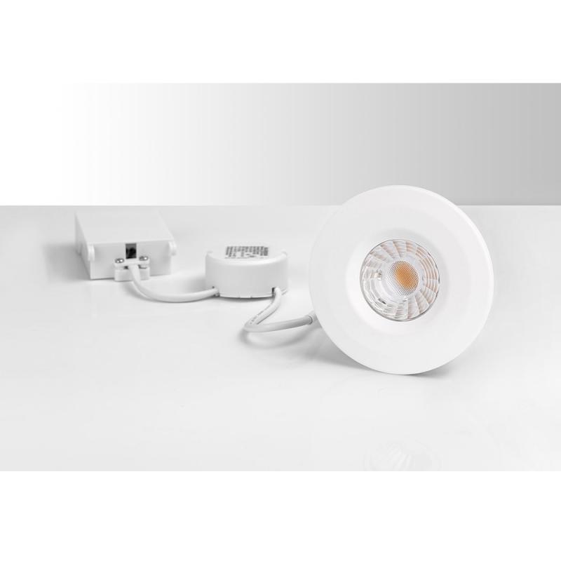 Downlight BE-2316 4,8W 230V 3000K 390lm IP40 Hvid Malmbergs 7477800