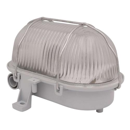 Væg/Loftarmatur, Gitterarmatur, Grå, IP44, Malmbergs 7534030