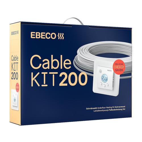 Golvvärme Kit , 260W, 23.0m, Ebeco 8960852